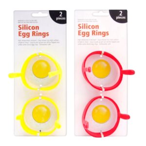 Pack of 2 Silicone Egg Rings