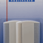Pack of 2 White Nit Combs