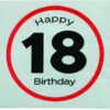 Pack of 20 Happy Birthday 18 Paper Napkins