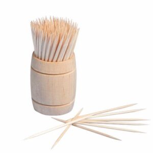 Pack of 200 Wooden Toothpicks, 6.8 cm