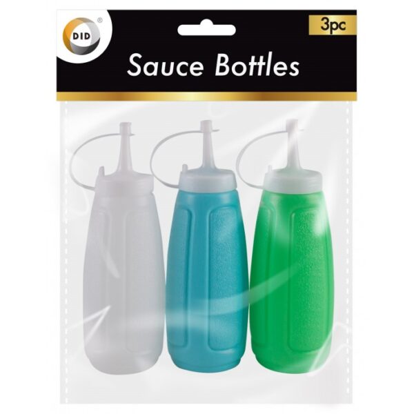 Pack of 3 Sauce Bottles