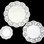 Pack of 30 Assorted White Round Paper Doilies