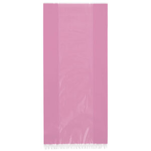 Pack of 30 Pastel Pink Cellophane Bags