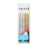 Pack of 4 Glitter Gel Pens in Gold & Silver