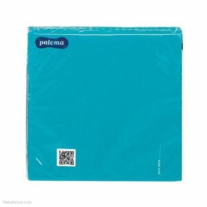 Pack of 50 Aquamarine Blue 2-Ply Napkins, 40cm x 40cm