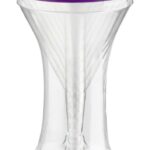 Pack of 6 Clear Plastic Martini Glasses, 200ml - Suitable for All Seasons