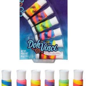 Pack of 6 Doh Vinci Blendables Deco Pop Refills