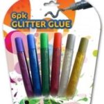 Pack of 6 Glitter Glues