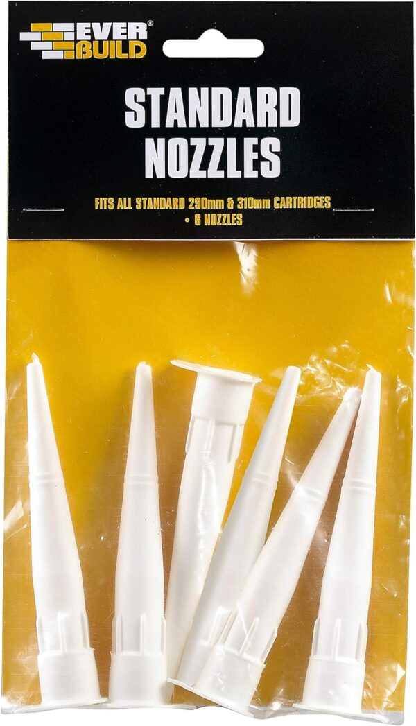 Pack of 6 Standard Nozzles by Everbuild