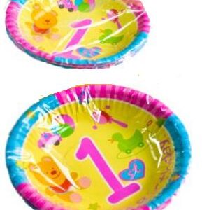 Pack of 8 First Birthday Party Bowls