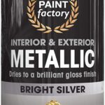 PAINT FACTORY 400ML SILVER METALLIC SPRAY PAINT