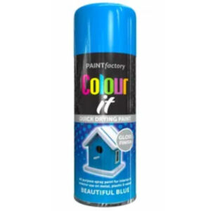 Paint Factory Beautiful Blue Gloss Paint, 400ml