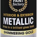 Paint Factory Universal Gold Metallic Spray Paint, 200ml