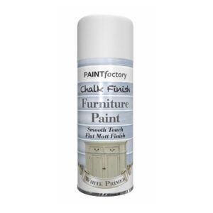 PAINT FACTORY WHITE PREMIER CHALK IT FURNITURE SPRAY PAINT 400ML