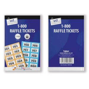 Pallet: 1,200 Cloakroom Raffle Tickets