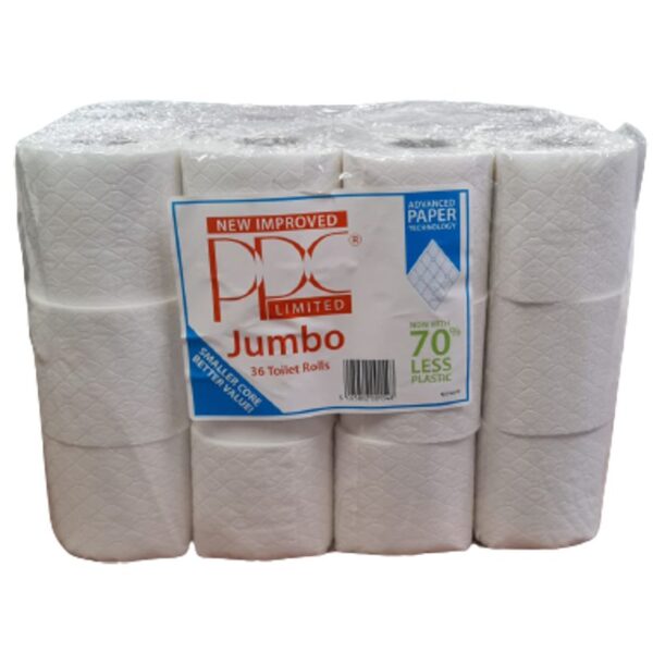 Pallet: 60 x Jumbo White Toilet Paper