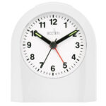 Palma White Alarm Clock by ACCTIM