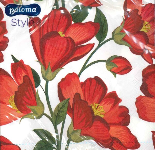 PALOMA 3-Ply Napkins, 33cm x 33cm, Pack of 20 - Iris