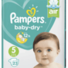 Pampers Baby-Dry Diapers Size 5, for 11-16 kg (24-35 lbs), Pack of 23