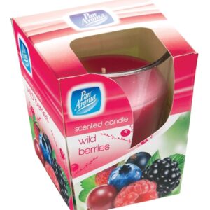 Pan Aroma Glass Candle in Wild Berries Fragrance