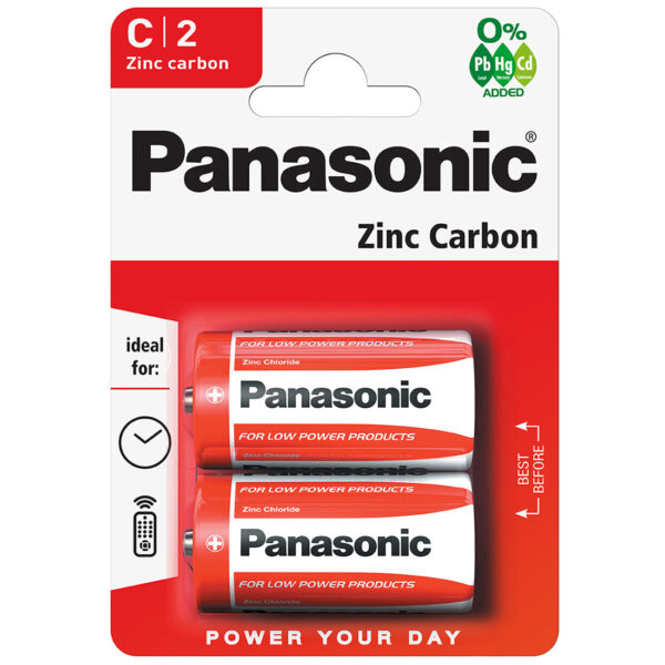 Panasonic C Batteries (Pack of 2)