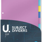 **Paper File Subject Dividers**: These are dividers made from paper used to segment different subjects or sections within a file or binder. They're often used in office or...