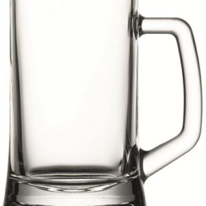 PASABAHCE 395ML Beer Glass Tankard Set, Pack of 2