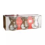 PASABAHCE DANTEL TURKISH TEA GLASSES 140ML SET OF 6