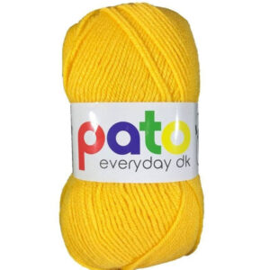 Pato Yellow Double Knitting Yarn, 10-Pack