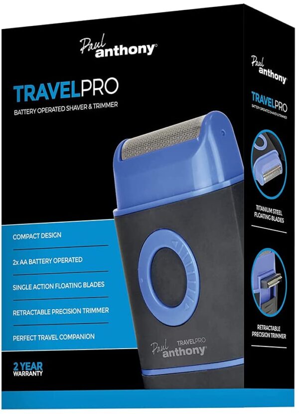 Paul Anthony Battery-Operated Travel Pro Shaver