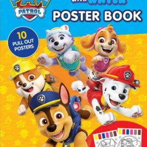 PAW PATROL Watercolor Poster Activity Book