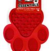 Paw-Shaped Pet Lick and Spread Treat Mat