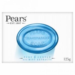 Pears Mint Extracts Transparent Soap 125g - Pure & Gentle