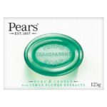 Pears Transparent Soap with Pure & Gentle Lemon Flower Extracts, 125g