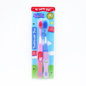 Peppa Pig Twin Toothbrush Set for My Teeth Time