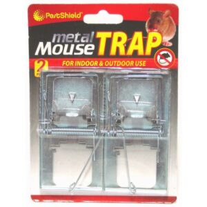 PEST SHIELD METAL MOUSE TRAP, PACK OF 2