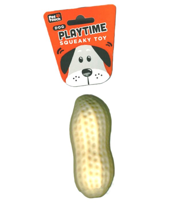 Pet Touch Assorted Squeaky Dog Toys - Corn, Peanut, and Potato