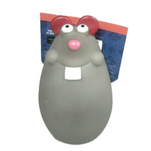 PET TOUCH SQUEAKY PLUSH MOUSE DOG TOY