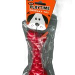 PET TOUCH TPR DUMBBELL SQUEAKY DOG TOY