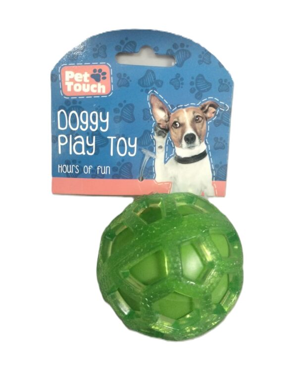 PET TOUCH TPR SQUEAKY FLOATING BALL FOR DOGS