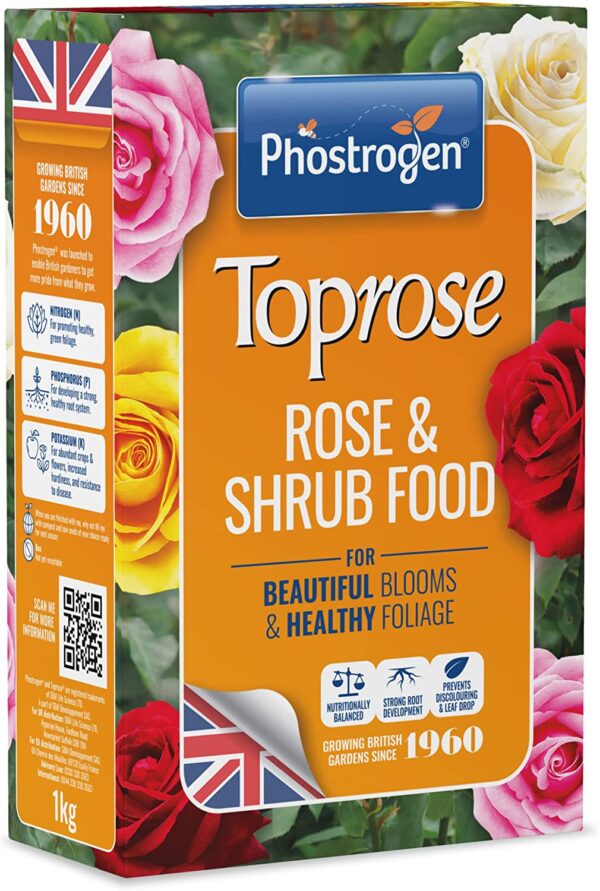 Phostrogen Toprose 1kg Rose and Shrub Fertilizer