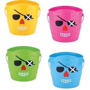 Pirate-Themed Bucket - 14cm - Various Colors