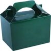 Plain Forest Green Activity Food Box for Kids - 1 Piece