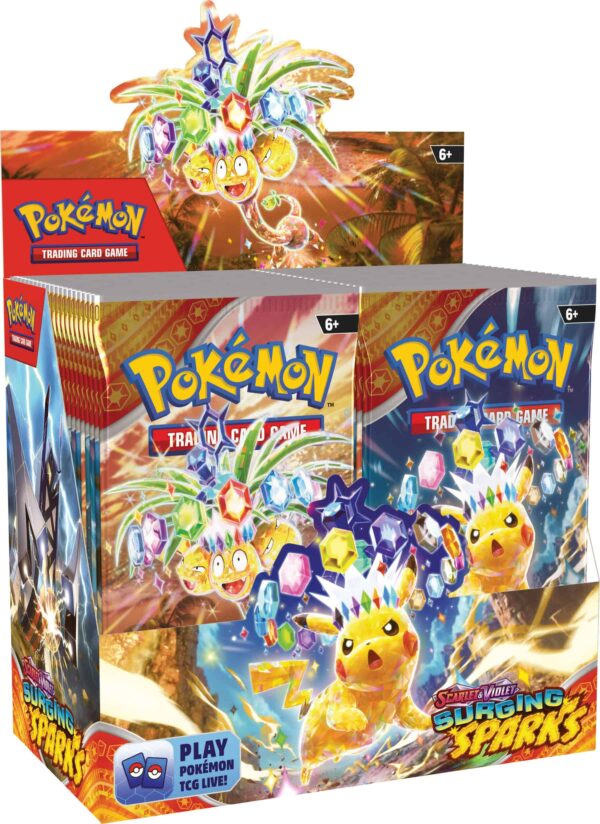 Pokémon Trading Card Game: Scarlet & Violet 8 - Surging Sparks – Booster Display Unit