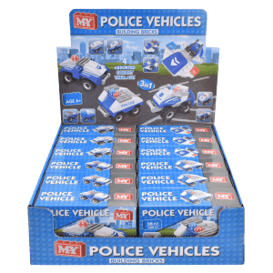 Police Car Building Block Sets in CDU