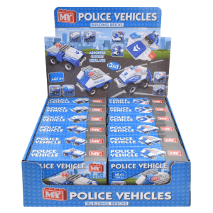 Police Car Building Block Sets in CDU