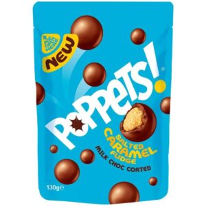 Poppets Salted Caramel 130g Bag