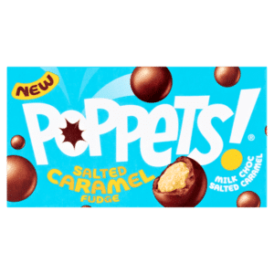 Poppets! Salted Caramel Fudge Coated in Milk Chocolate - 36g