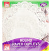 PPS Mixed Round Paper Doilies, Pack of 24