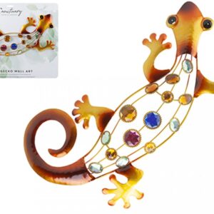 PREMIUM METAL GECKO WALL DECOR